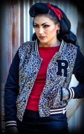 Rumble 59, Ladies Leo Sweat College Jacket.