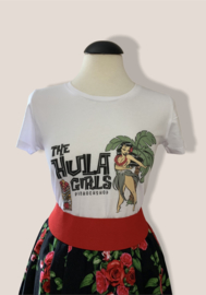 PinRock, Hula Girls Tshirt White.