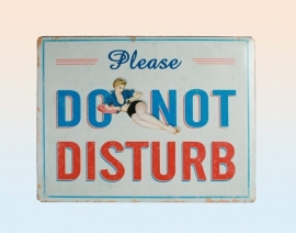 Tin Sign - Do Not Disturb.