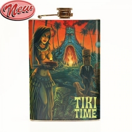 Retro a Gogo, P'gosh Tiki Time Flask.