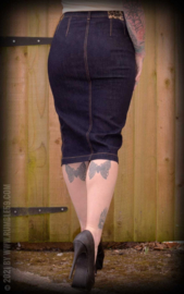 Rumble 59, High Waisted Jeans Skirt Second Skin.