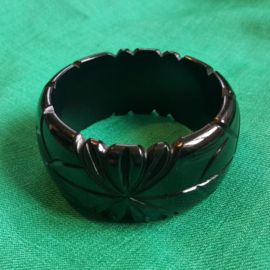 Bow and Crossbones, Fakelite Bangle.