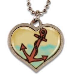 Anchors Away Lucky Charm Necklace.