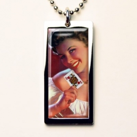 Retro a Gogo, Pinup Girl Queen of Hearts Ketting.