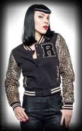 Rumble 59, Ladies Sweat College Jacket Leo Patch.