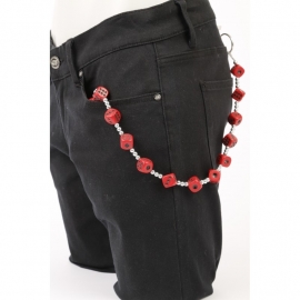 Dice Wallet Chain in Red.