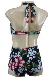 Aloha Beachwear, 50's Bikini in Hibiscus.