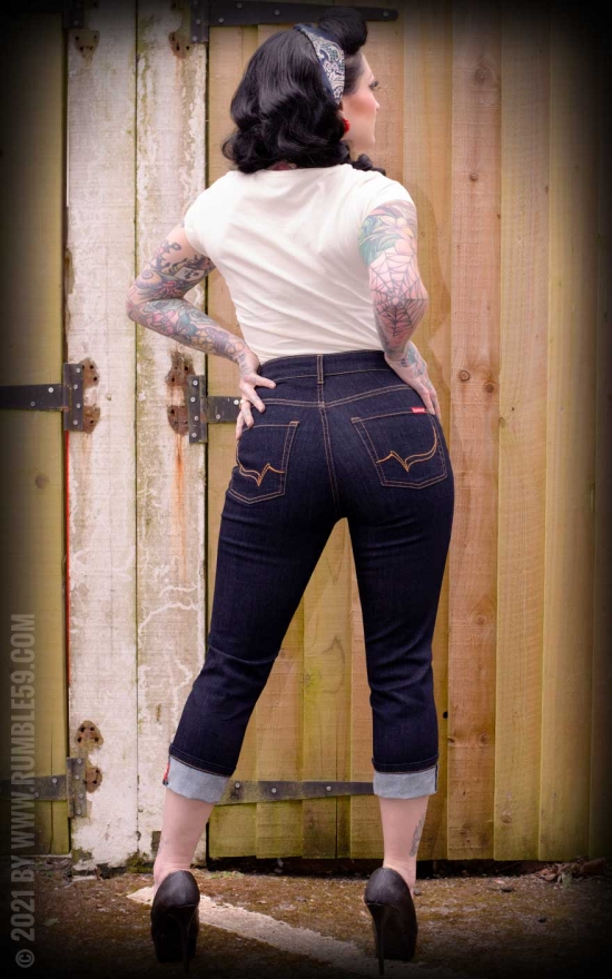 Rumble 59, Denim Capri Second Skin.