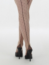 What Katie Did, Retro Seamed Dot Tights.