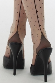 What Katie Did, Retro Seamed Dot Tights.