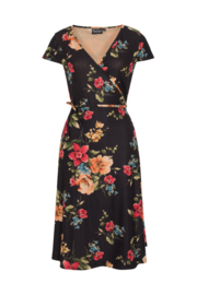 Voodoo Vixen, Sophia Floral Wrap Dress in Small.