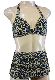 Aloha Beachwear, 50's Bikini in Leopard.