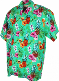 Karmakula, Pineapple Green Shirt.