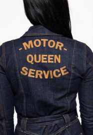 Queen Kerosin, 50'Denim Overall Motor Queen Service.