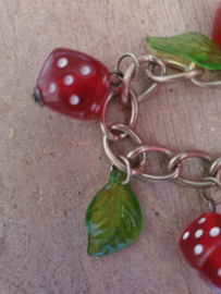 Bow and Crossbones, Dice Bracelet.