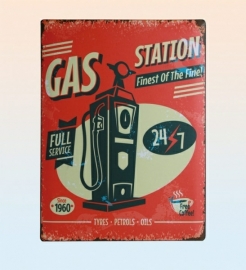 Tin Sign - Gas Station.