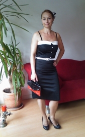 Illicit, Marilyn Dress in Black in xsmall.