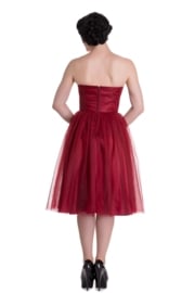 Hell Bunny, Tamara Party Dress in Red in medium.