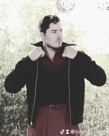 Tarantula Clothing, The Weekender Jacket in Solid Black.