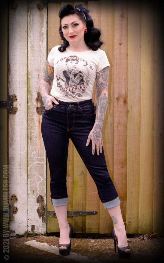 Rumble 59, Denim Capri Second Skin.