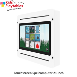 Touchscreen Spelcomputer wandspel 21 inch wit