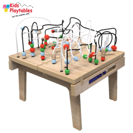 Kralentafel Speeltafel Kidsplaytables blank gelakt