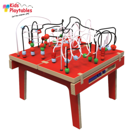 Kralentafel Speeltafel Kidsplaytables rood