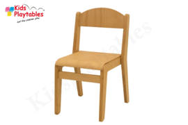 Houten Stapelbare HPL stoel , stapelstoel, kinderstoeltje Tamara klassiek 2 | kinderopvang en BSO