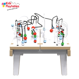 Kralentafel Speeltafel Kidsplaytables wit