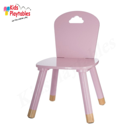 Kinderstoeltje Roze | zithoogte 26 cm | kinderzetel | Houten stoeltje voor kinderen | stoel kind | Peuterstoeltje | kindertafel en stoeltjes van hout | houten stoeltje voor peuters
