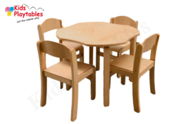 Houten Stapelbare HPL stoel , stapelstoel, kinderstoeltje Tamara klassiek 1 | kinderopvang en BSO