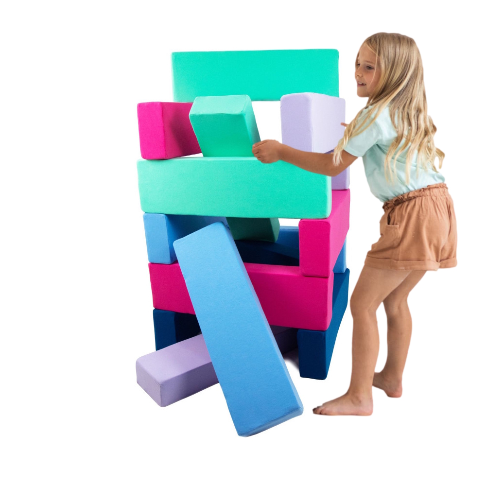 Reuze Zachte Jenga Bouwblokken voor uw Kinderhoek Set van 30 stuks