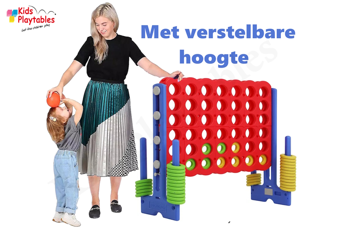 Vier op een rij spel groot in verstelbare hoogte - 4 op een rij buitenspeelgoed