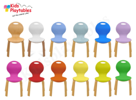 Feda - Houten Stapelbare stoel , stapelstoel