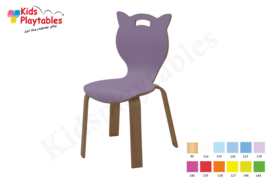 Kitty- Houten Stapelbare stoel , stapelstoel