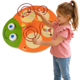 Wandspel | Wandspeelbord Beleduc Rups Hoofd