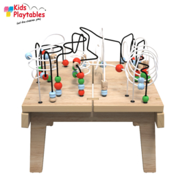 Kralentafel Speeltafel Kidsplaytables blank gelakt