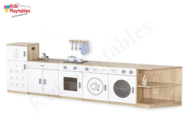 Luxe Speelkeuken 6-delig | Kinderkeuken Compleet in de kleur wit