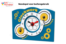 Wandspel voor buiten Klok kijken