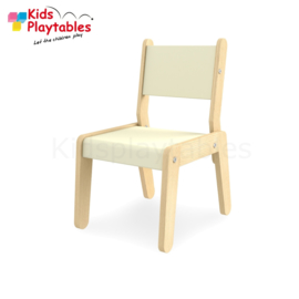 Kinderstoel - Schoolstoel- Simple kleur wit