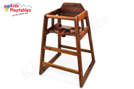 Hoge kinderstoel hout stapelbaar | Kinderstoel Horeca | kinderzetel | kinderstoelen | eetstoel baby | houten stoel