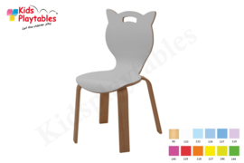 Kitty- Houten Stapelbare stoel , stapelstoel
