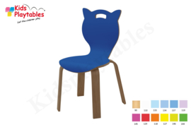 Kitty- Houten Stapelbare stoel , stapelstoel