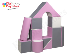 Zachte Soft Play Foam Blokken set 11 stuks Multicolor | grote speelblokken | baby speelgoed | foamblokken | reuze bouwblokken | Soft play speelgoed | schuimblokken