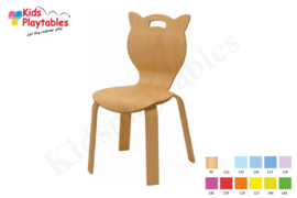 Kitty- Houten Stapelbare stoel , stapelstoel