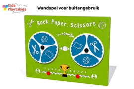 Wandspel voor buiten Steen, papier, schaar