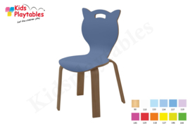 Kitty- Houten Stapelbare stoel , stapelstoel
