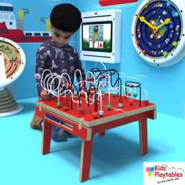 Kralentafel Speeltafel Kidsplaytables rood