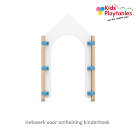 Hekwerk poort voor kinderhoek Kasteel