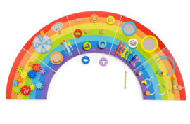 Wandspel | Wandspeelbord Regenboog 5-delige set